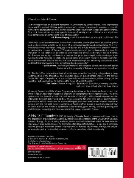 Produktbild: Financing Schools and Educational Programs