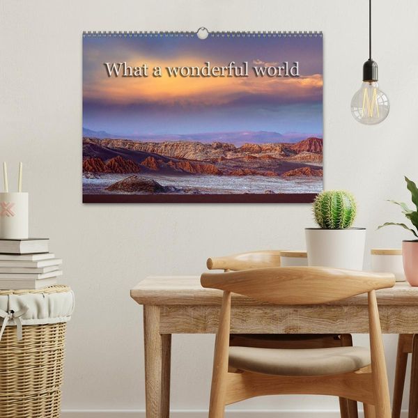 Produktbild: What a wonderful world (Wandkalender 2026 DIN A3 quer), CALVENDO Monatskalender