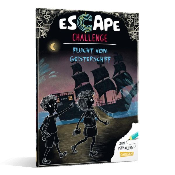 Produktbild: Escape-Buch f&uuml;r Grundschulkinder: Escape Challenge: Flucht vom Geisterschiff