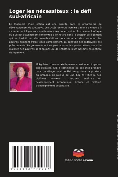 Produktbild: Loger les n&eacute;cessiteux : le d&eacute;fi sud-africain