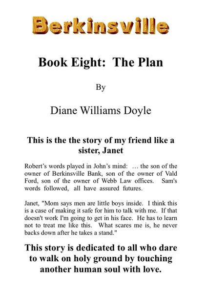 Produktbild: Book Eight: The Plan (Berkinsville, #8)