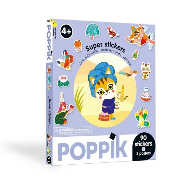 Produktbild: POPPIK - Sticker Box Weltreise