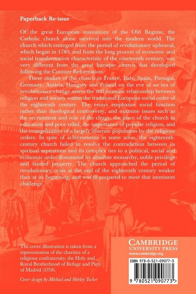 Produktbild: Church and Society in Catholic Europe of the Eighteenth Century