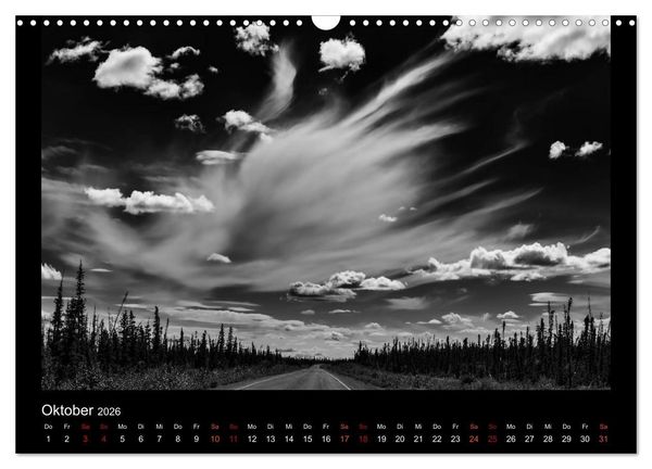 Produktbild: Soultouch - Schwarzwei&szlig; Landschaften, die die Seele ber&uuml;hren (Wandkalender 2026 DIN A3 quer), CALVENDO Monatskalender