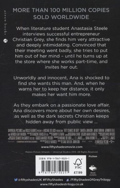 Produktbild: James, E: Fifty Shades of Grey