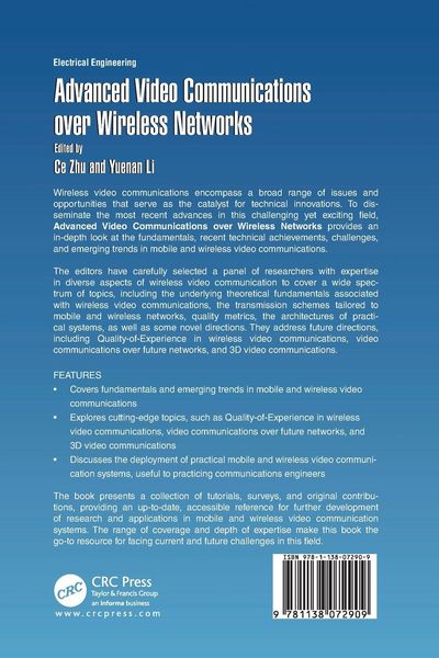 Produktbild: Advanced Video Communications over Wireless Networks