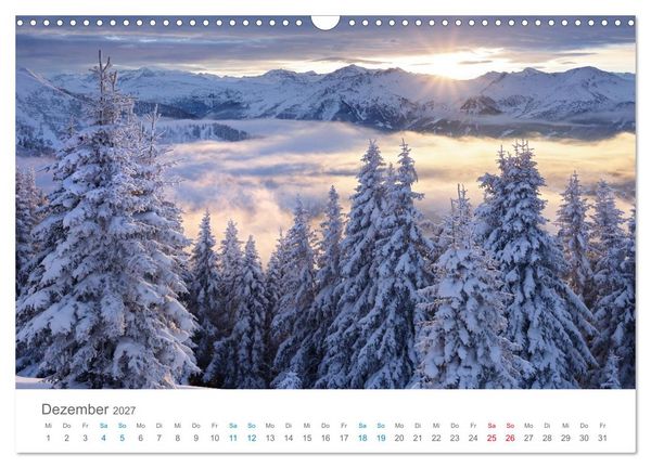 Produktbild: Alpen im Licht (Wandkalender 2027 DIN A3 quer), CALVENDO Monatskalender