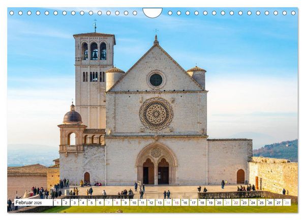 Produktbild: Assisi - Mittelalterliches Herz Italiens (Wandkalender 2026 DIN A4 quer), CALVENDO Monatskalender