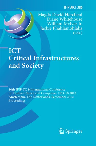 Produktbild: ICT Critical Infrastructures and Society