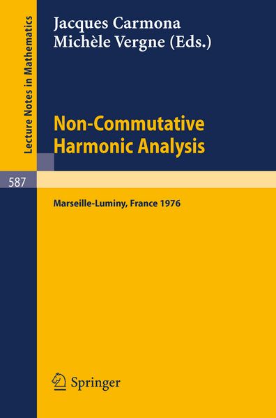 Produktbild: Non-Commutative Harmonic Analysis