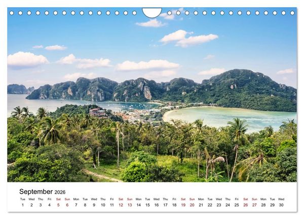 Produktbild: Amazing visit to Thailand (Wall Calendar 2026 DIN A4 landscape), CALVENDO 12 Month Wall Calendar
