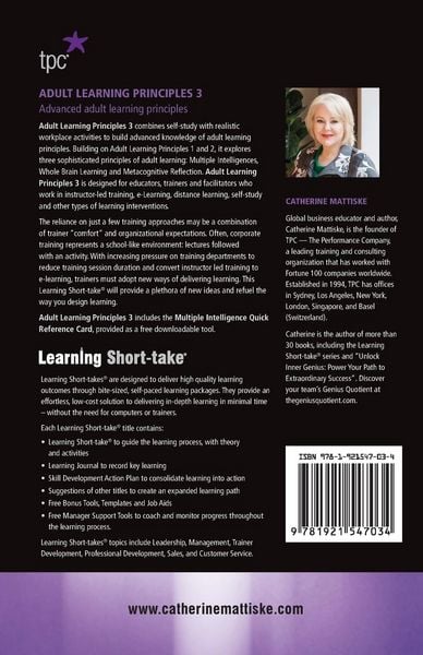 Produktbild: Adult Learning Principles 3
