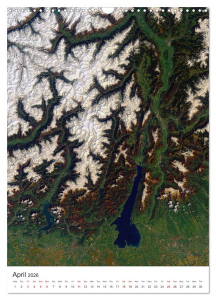 Produktbild: Earth from Space (Wall Calendar 2026 DIN A3 portrait), CALVENDO 12 Month Wall Calendar