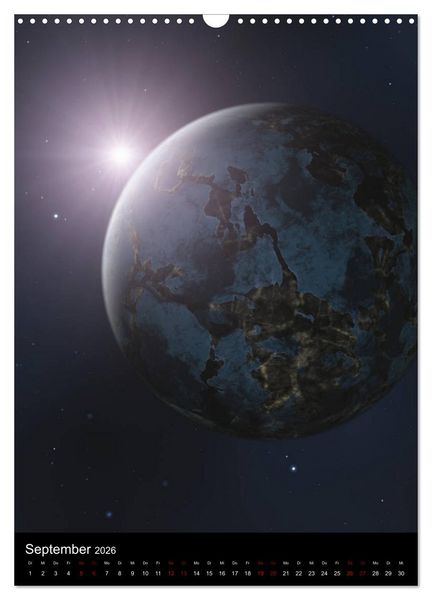 Produktbild: Weit entfernte Welten (Wandkalender 2026 DIN A3 hoch), CALVENDO Monatskalender