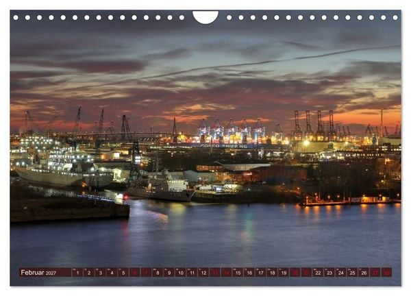 Produktbild: Magic Nights Hamburg (Wandkalender 2027 DIN A4 quer), CALVENDO Monatskalender
