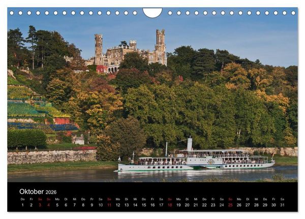 Produktbild: Dresden, das Florenz an der Elbe (Wandkalender 2026 DIN A4 quer), CALVENDO Monatskalender