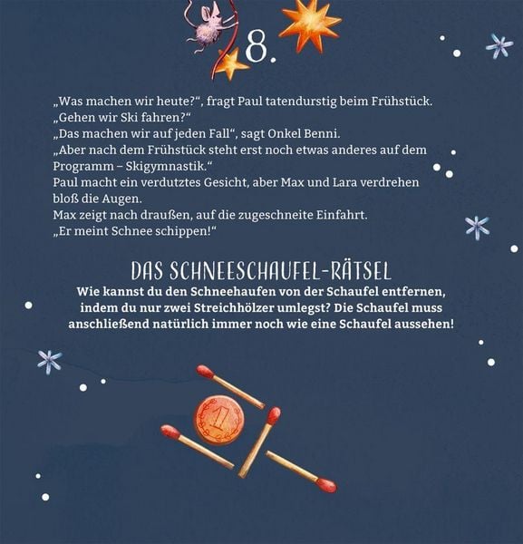 Produktbild: Zettel-Adventskalender &ndash; Aufregende Winterferien in den Bergen