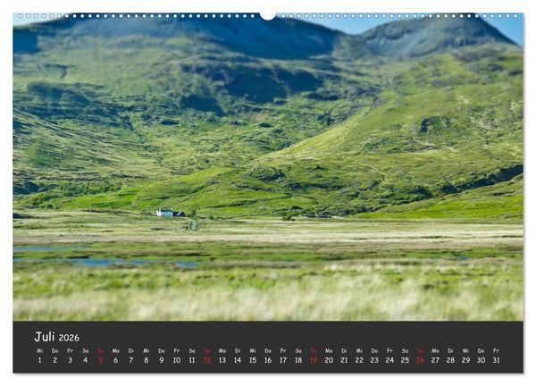 Produktbild: Schottland - grandiose Landschaften im Westen (hochwertiger Premium Wandkalender 2026 DIN A2 quer), Kunstdruck in Hochglanz