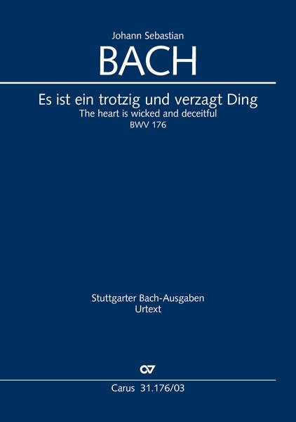 Produktbild: Es ist ein trotzig und verzagt Ding (Klavierauszug)