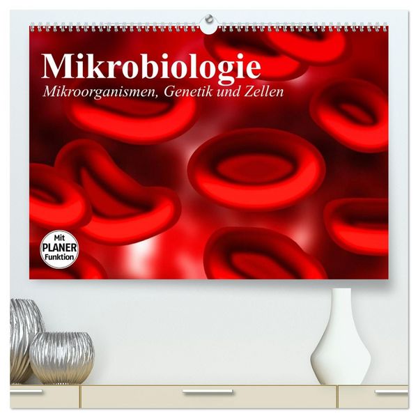 Mikrobiologie. Mikroorganismen, Genetik und Zellen (hochwertiger Premium Wandkalender 2026 DIN A2 quer), Kunstdruck in Hochglanz