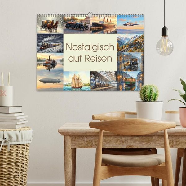 Produktbild: Nostalgisch auf Reisen (Wandkalender 2027 DIN A3 quer), CALVENDO Monatskalender