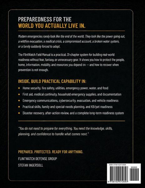 Produktbild: The FlintWatch Field Manual