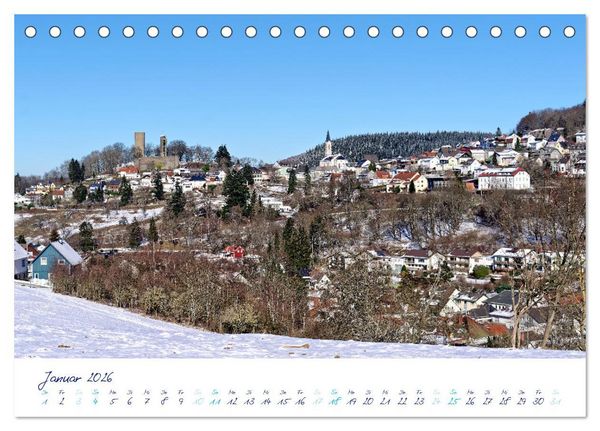 Produktbild: Taunus, deine T&uuml;rme (Tischkalender 2026 DIN A5 quer), CALVENDO Monatskalender