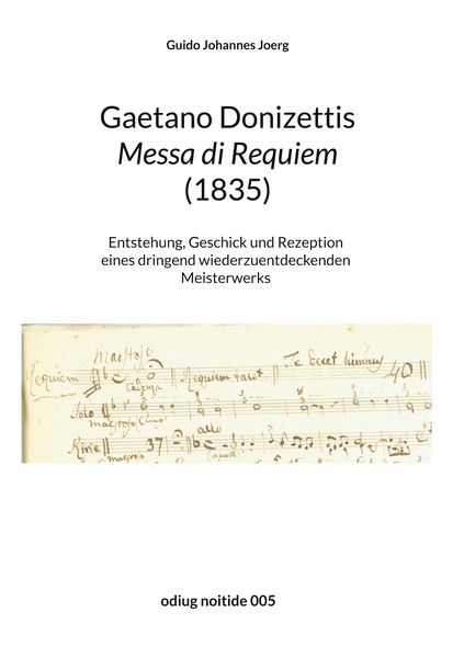 Produktbild: Gaetano Donizettis Messa di Requiem (1835)