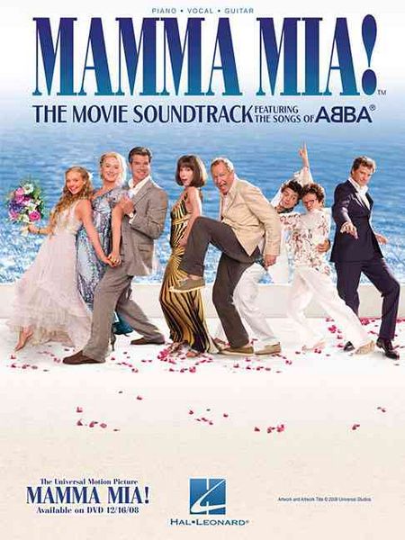 Produktbild: Mamma Mia!: The Movie Soundtrack Featuring the Songs of Abba - Piano Vocal Guitar Songbook 17 Abba Movie Soundtrack Songs with Lyrics, Piano Notation and Guitar Chords for Performance