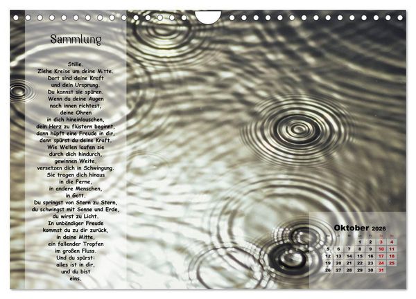 Produktbild: Lichtblicke f&uuml;r Auge und Seele - Der Kalender (Wandkalender 2026 DIN A4 quer), CALVENDO Monatskalender
