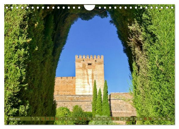 Produktbild: Andalusien, Architektur und Tradition (Wandkalender 2026 DIN A4 quer), CALVENDO Monatskalender