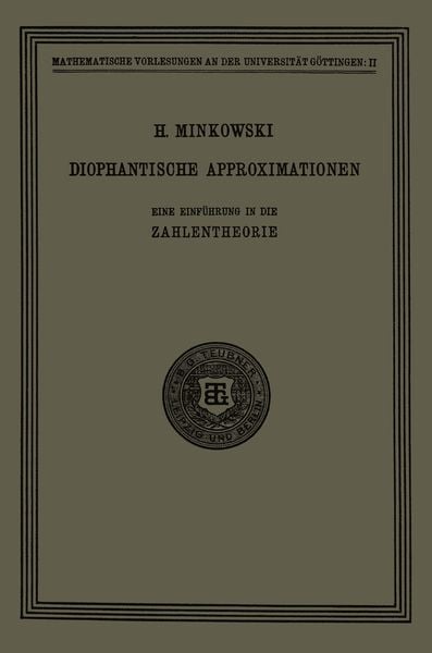 Produktbild: Diophantische Approximationen