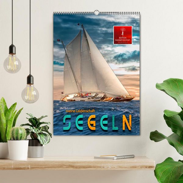 Produktbild: Segeln - meine Leidenschaft (Wandkalender 2026 DIN A2 hoch), CALVENDO Monatskalender