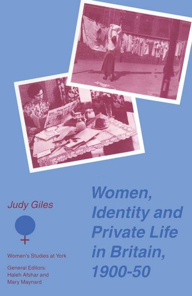Produktbild: Women, Identity and Private Life in Britain, 1900&ndash;50
