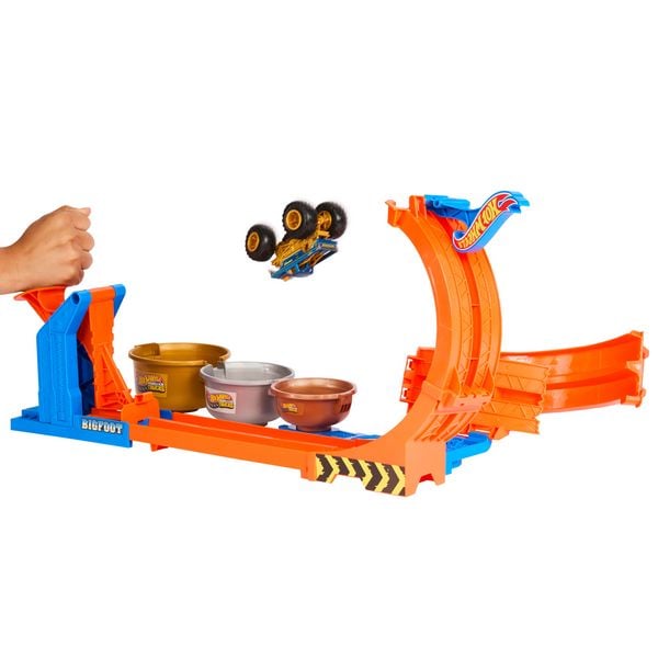 Produktbild: Hot Wheels Monster Trucks 2-in-1 Loop & Flip Challenge