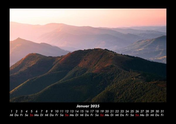 Produktbild: Berglandschaften 2025 Fotokalender DIN A3