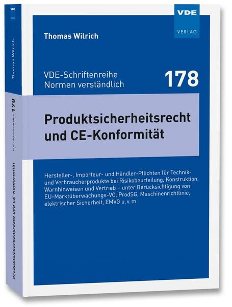 Produktbild: Produktsicherheitsrecht und CE-Konformit&auml;t