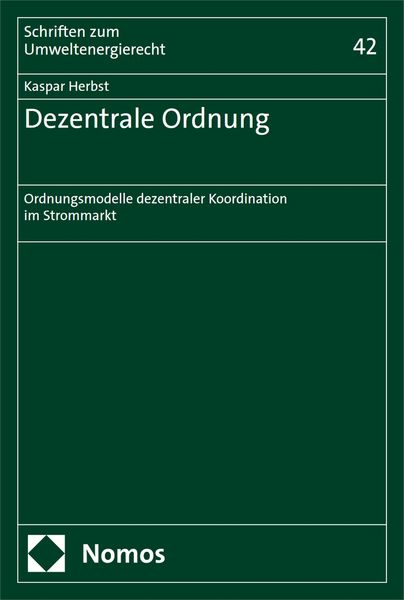 Produktbild: Dezentrale Ordnung