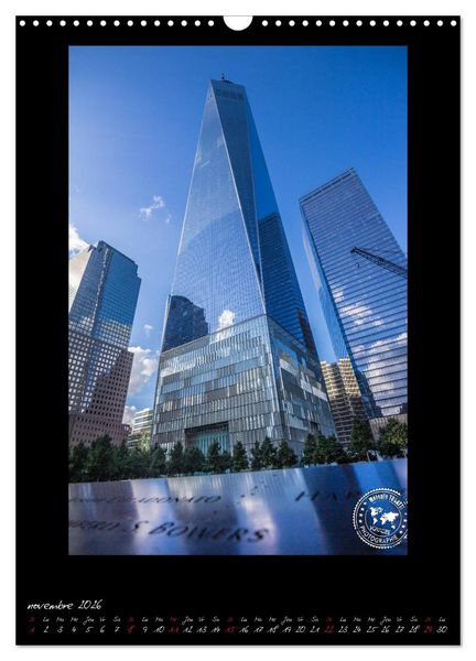 Produktbild: New York &ndash; Portraits incontournables (Calendrier mural 2026 DIN A3 horizontal), CALVENDO calendrier mensuel