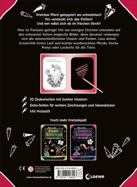 Produktbild: Mein gro&szlig;er Kreativ-Kratzelspa&szlig;: Pferde