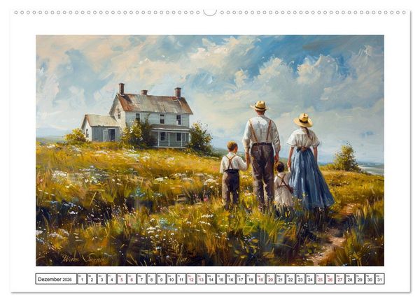 Produktbild: Facetten des alten Landlebens (Wandkalender 2026 DIN A2 quer), CALVENDO Monatskalender