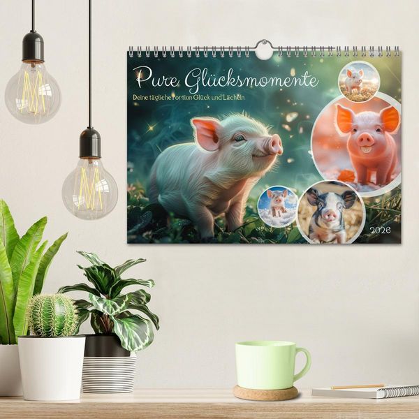 Produktbild: Pure Gl&uuml;cksmomente (Wandkalender 2026 DIN A4 quer), CALVENDO Monatskalender
