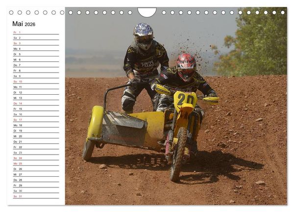 Produktbild: Motocross - Terminplaner (Wandkalender 2026 DIN A4 quer), CALVENDO Monatskalender