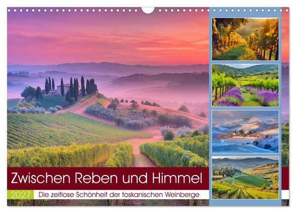 Produktbild: Zwischen Reben und Himmel (Wandkalender 2027 DIN A3 quer), CALVENDO Monatskalender