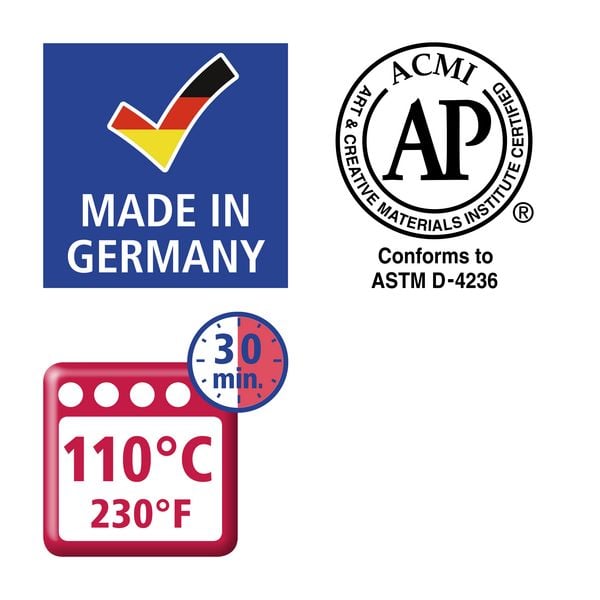 Produktbild: STAEDTLER FIMO soft 8023, ofenhärtende Modelliermasse Basic Set, 9 Halbblöcken 25 g, Glanzlack + Modellierwerkzeug