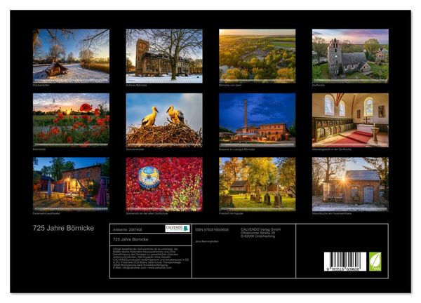 Produktbild: 725 Jahre B&ouml;rnicke (Wandkalender 2026 DIN A3 quer), CALVENDO Monatskalender
