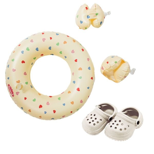 Produktbild: Stoffpuppe ''Nela'' mit Kleidchen zum An- und Ausziehen, 32 cm