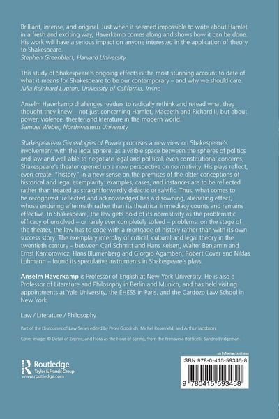 Produktbild: Shakespearean Genealogies of Power