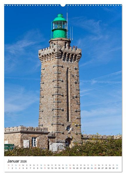 Produktbild: Leuchtt&uuml;rme an der Atlantikk&uuml;ste (Wandkalender 2026 DIN A2 hoch), CALVENDO Monatskalender