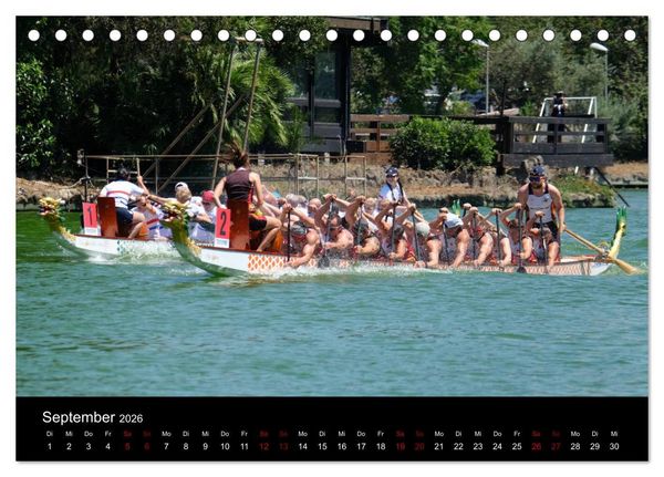 Produktbild: Drachenboot - MissionRome (Tischkalender 2026 DIN A5 quer), CALVENDO Monatskalender